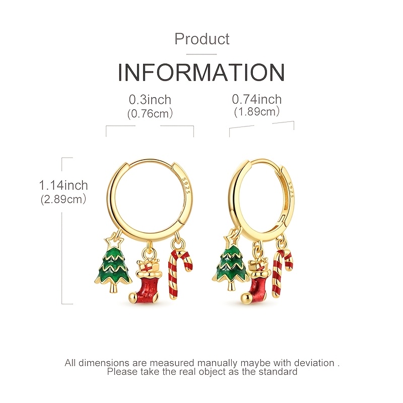 Women's Elegant 925 Silver Earrings, Perfect for Gifting